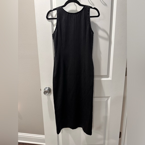 Vintage Calvin Klein Collection- Black Sample Silk Dress - Picture 3 of 7